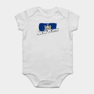 New York flag Baby Bodysuit